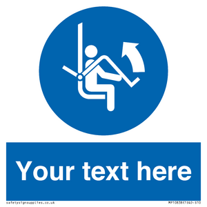 Custom Mandatory: Open safety bar of chairlift